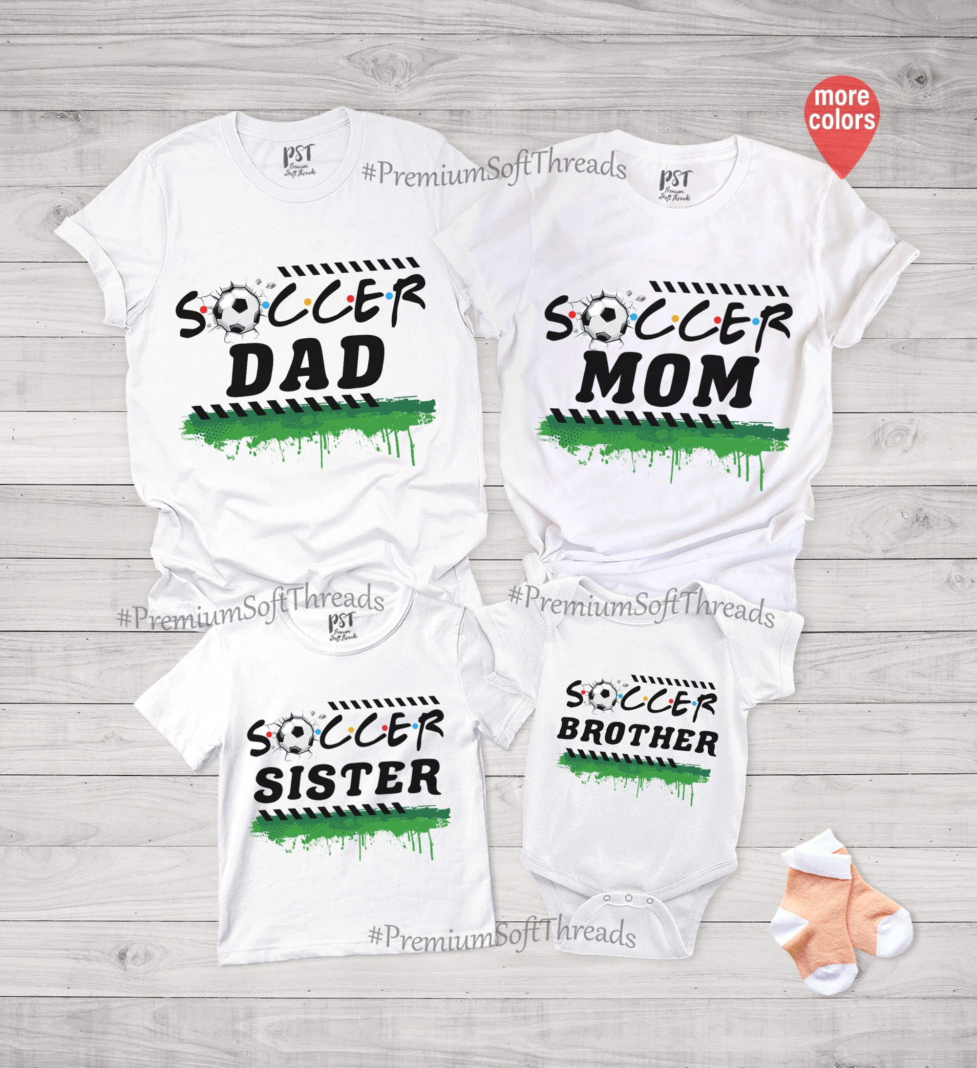 Family Soccer Shirt Custom Family Matching Shirt - Etsy Hong