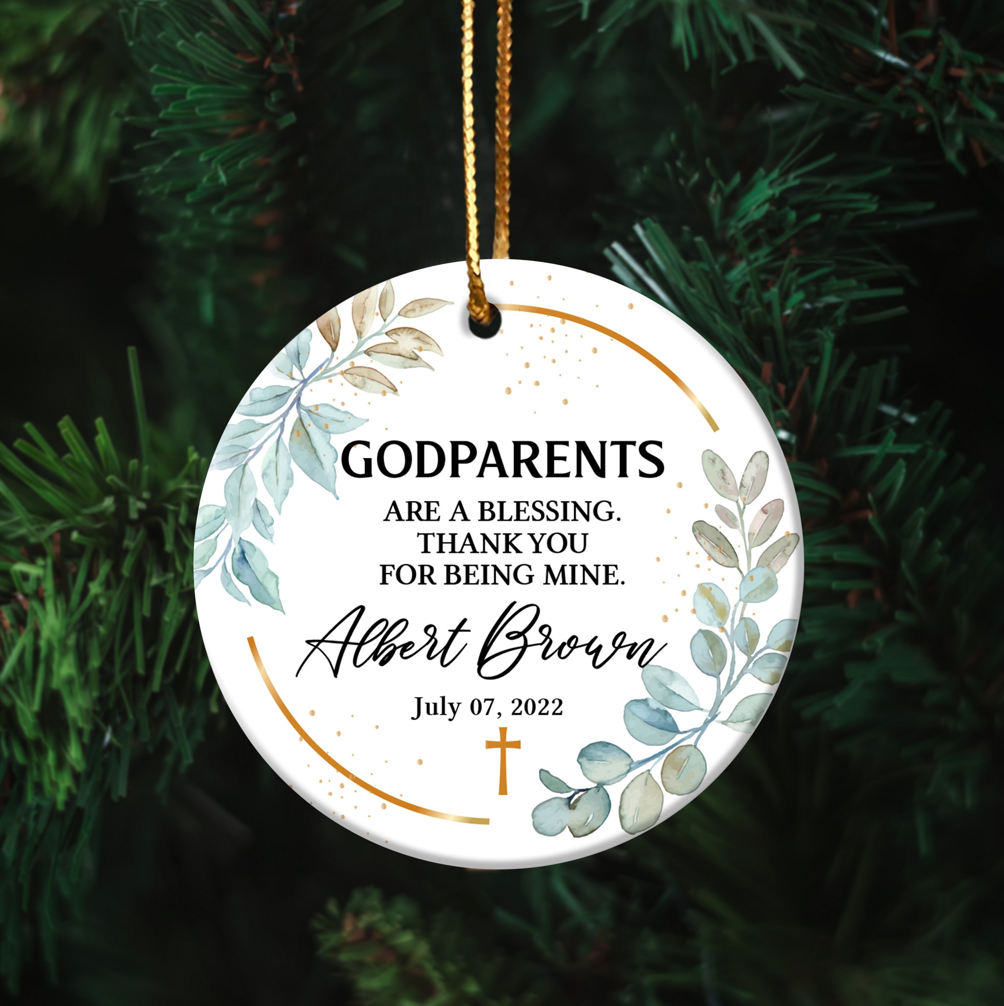 Personalized Godparents Gift Godparents Are A Blessing Gift Etsy