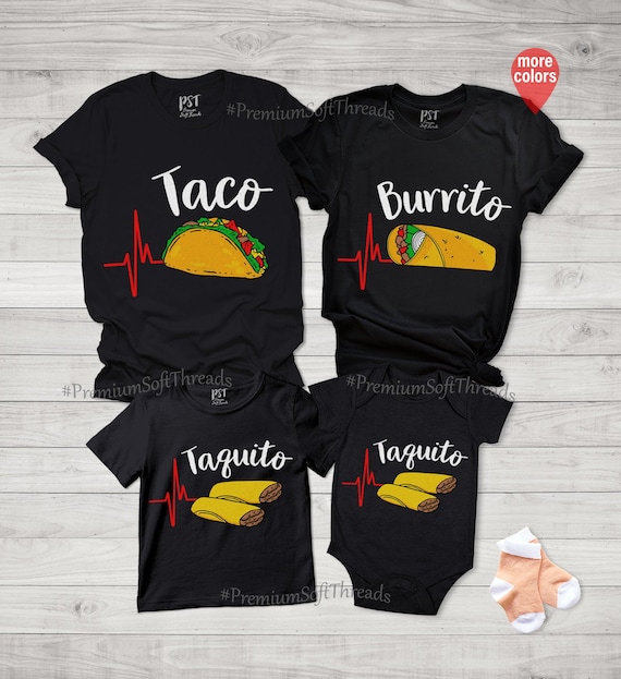 taco and taquito shirt