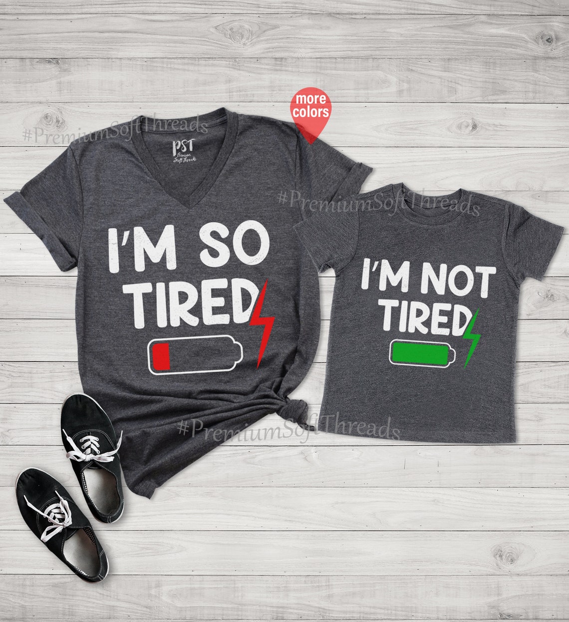 Matching I'm so Tired I'm Not Tired Shirt Parent Etsy Canada