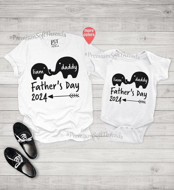 Camisa a juego de papa y bebe camisas a juego familiares 2024 regalo de cita para padres de hija camisas de papa e hija papa e hijo a juego Etsy Mexico