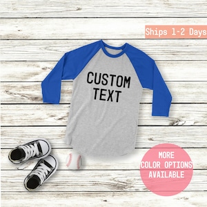 Custom Toddler Raglan Shirt, Personalized Toddler Raglan T-shirt, Customized Tee, Design Your Own Raglan, Custom Baseball Toddler Raglan