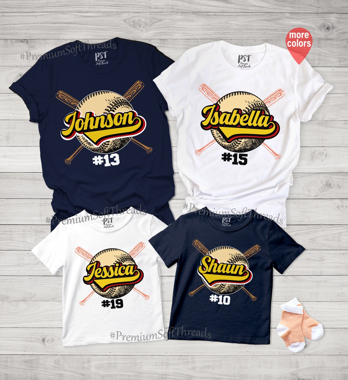 custom family baseball shirts
