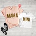Mommy and Me Outfits, Mama and Mini Shirts, Mini Me Shirt, Mommy and Me Shirts, Matching Shirts, Mom Gift, Leopard Mom Shirts, Leopard Print