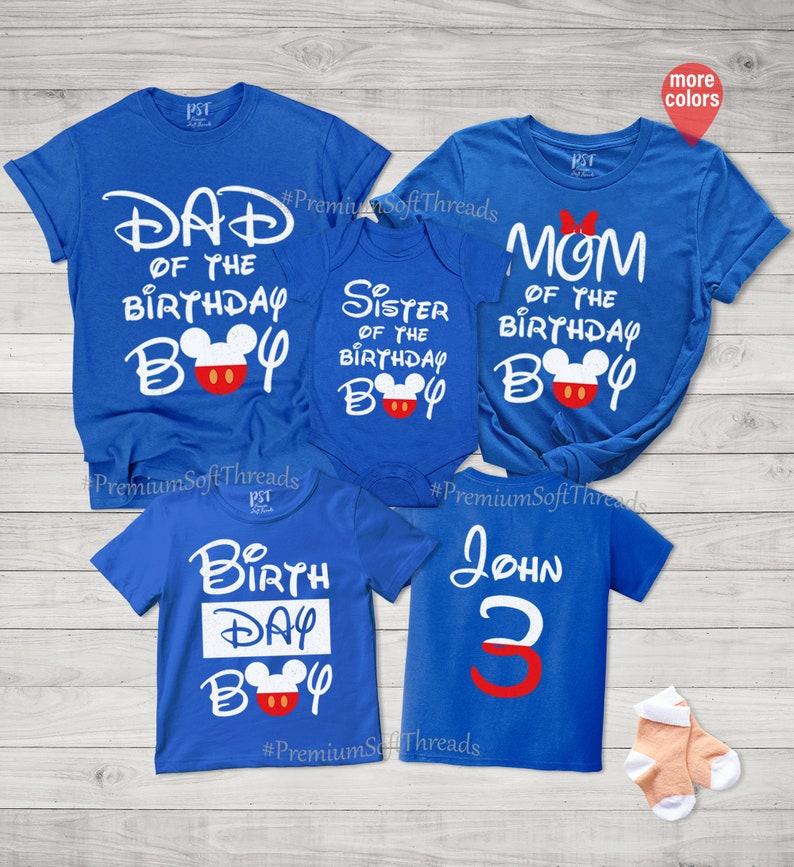 Birthday Boy Family Shirts Birthday Shirts for Family Etsy