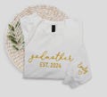 Custom Embroidered Godmother Sweatshirt, Name on Sleeve, Godmother Proposal Crewneck, Personalized Mom Hoodie, God Mama Gift, Godmama