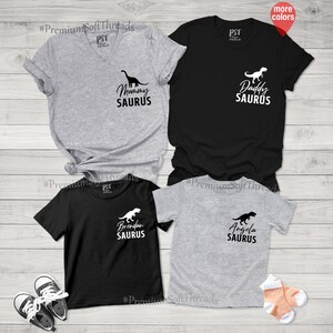 Family Matching Shirts, Dinosaur Family Shirts, Daddy Mommy and Baby ...