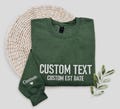 Custom Embroidered Crewneck Sweatshirt, Personalized Sweater, Custom Name Shirt, Custom Text Hoodie, Mom Pullover, Mother's Day Gift