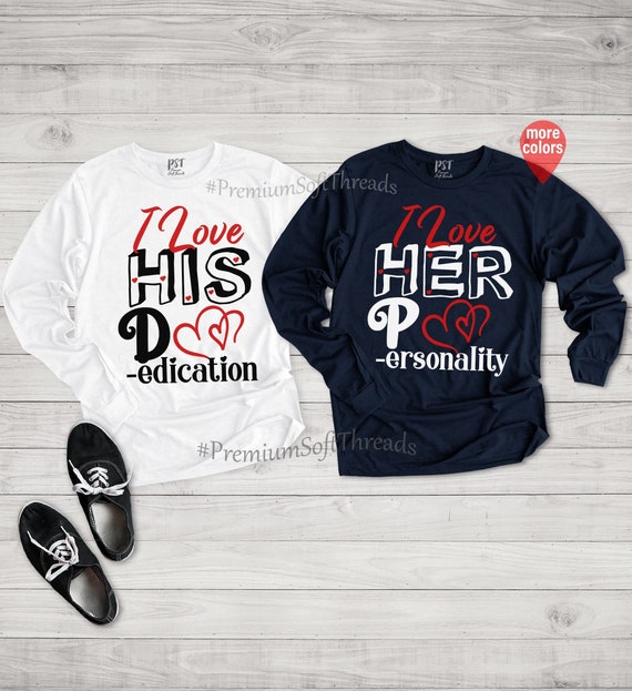 couples matching long sleeve shirts
