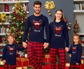 Santa Christmas Long Sleeve Shirt, Family Ears Christmas Long Sleeve Shirt, Personalized Christmas Shirt, 2025 Christmas Buffalo Plaid Shirt
