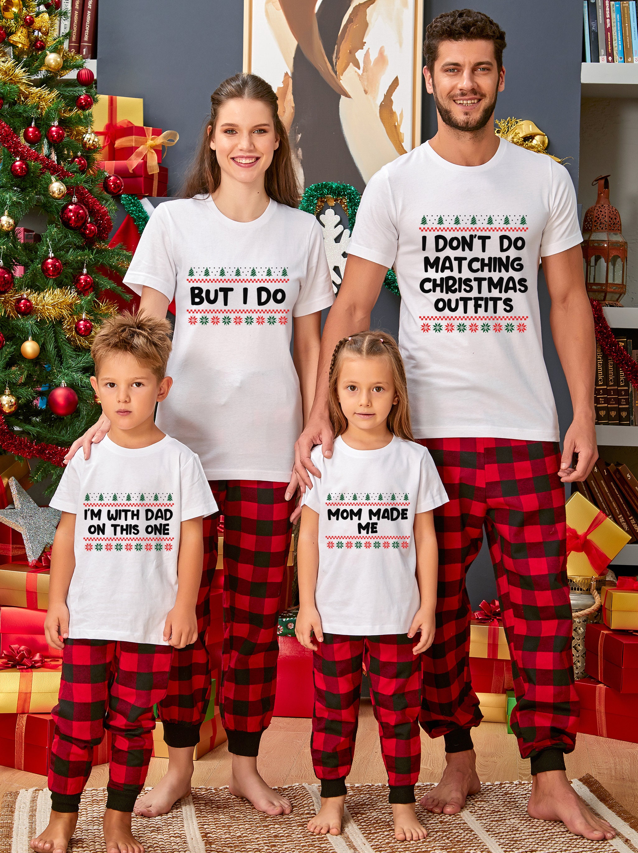 I Don't Do Matching Christmas Outfits Shirt Matching - Etsy