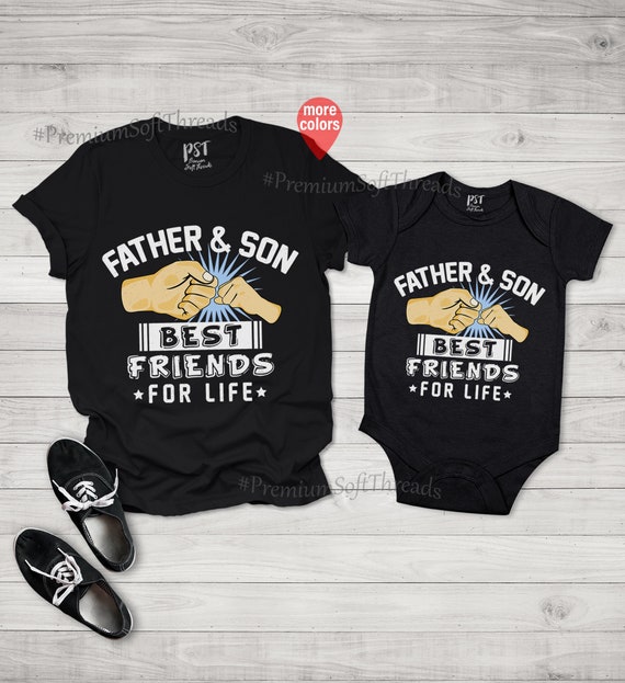 Padre e Hijo Mejores Amigos Para la Vida Padre e Camisa Etsy España