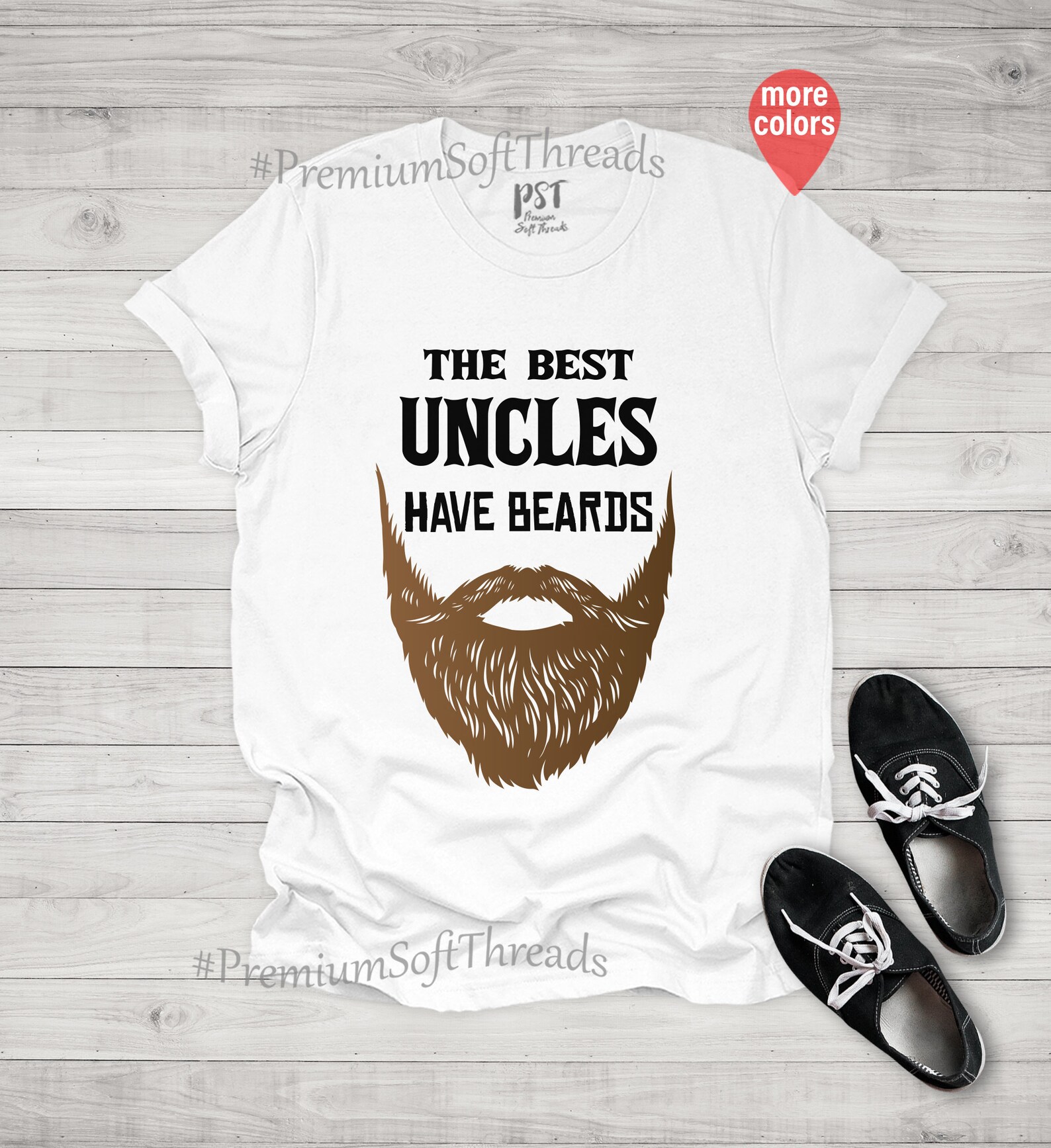 thumbnail image 2 of Aazon.co: The Best Uncles Have Big Beards One Piece Baby Bodysuit... 2 of 14