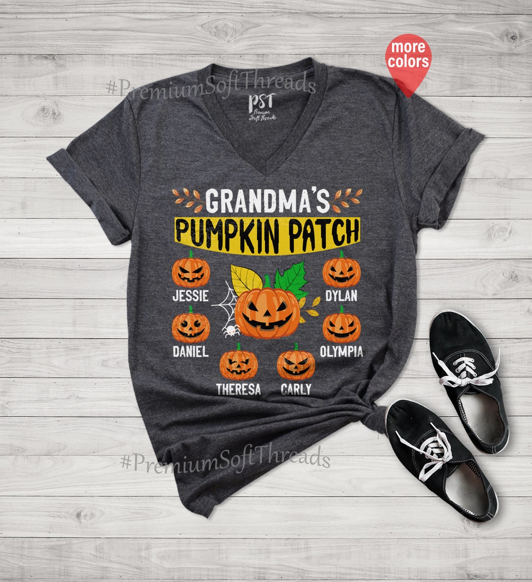 Grandma Pumpkin Halloween T-Shirt
