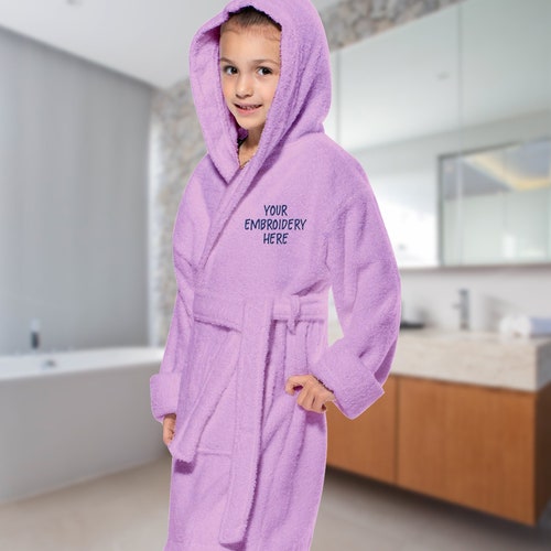 personalised childrens bathrobes
