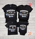 Custom Astronaut Birthday Shirt: Family Space Rocket Matching Outfit
