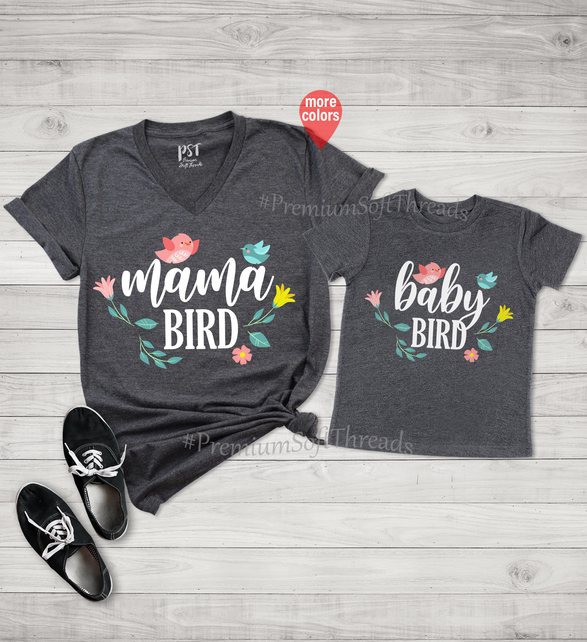 Mama bird baby store bird shirt