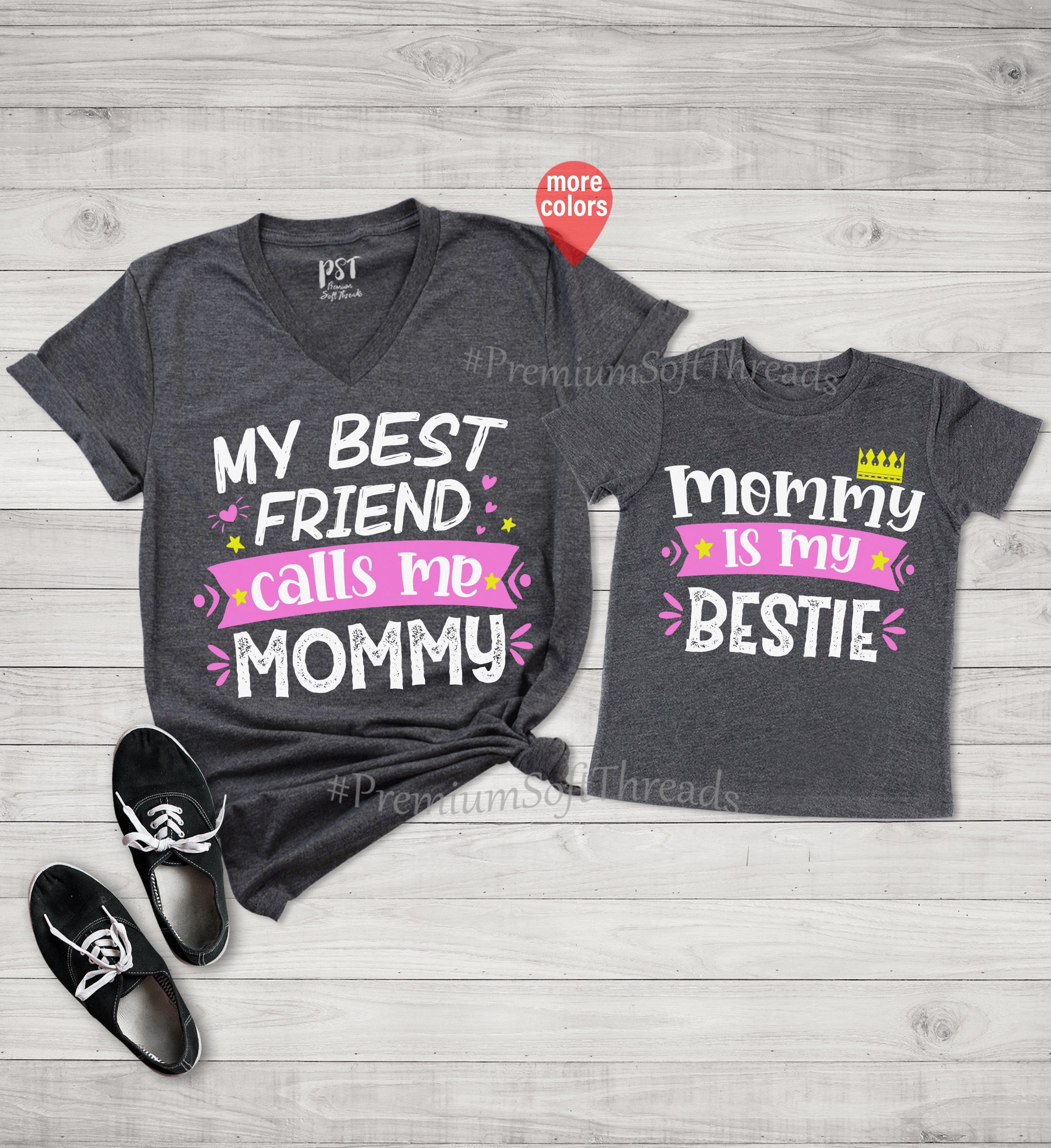 custom mommy and me shirts