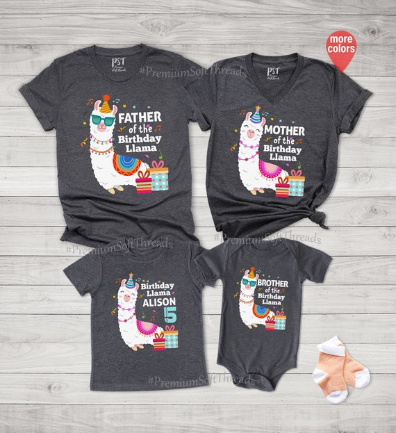 llama family shirts