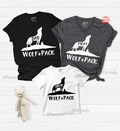 Wolf Pack Shirts, Family Matching T-Shirts, Mama Wolf, Papa Wolf, Family Shirts, Matching Family Outfit, Family Wolf Pack Tees
