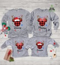 Family Matching Christmas Shirts, Family Coordinating Christmas Tops, Personalized Long Sleeve for Christmas, Long Sleeve Christmas Shirt