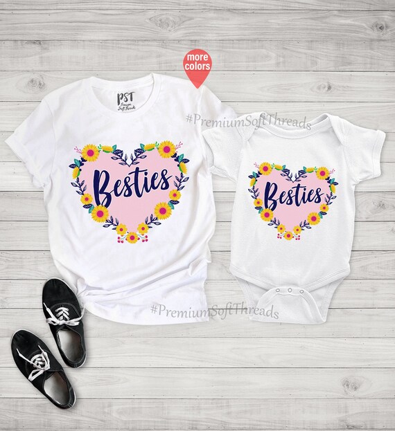 Mommy daughter matching shirts online
