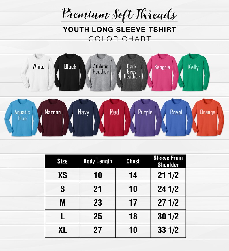 Custom Long Sleeve Shirts Unisex Long Sleeve Shirt Add Your | Etsy