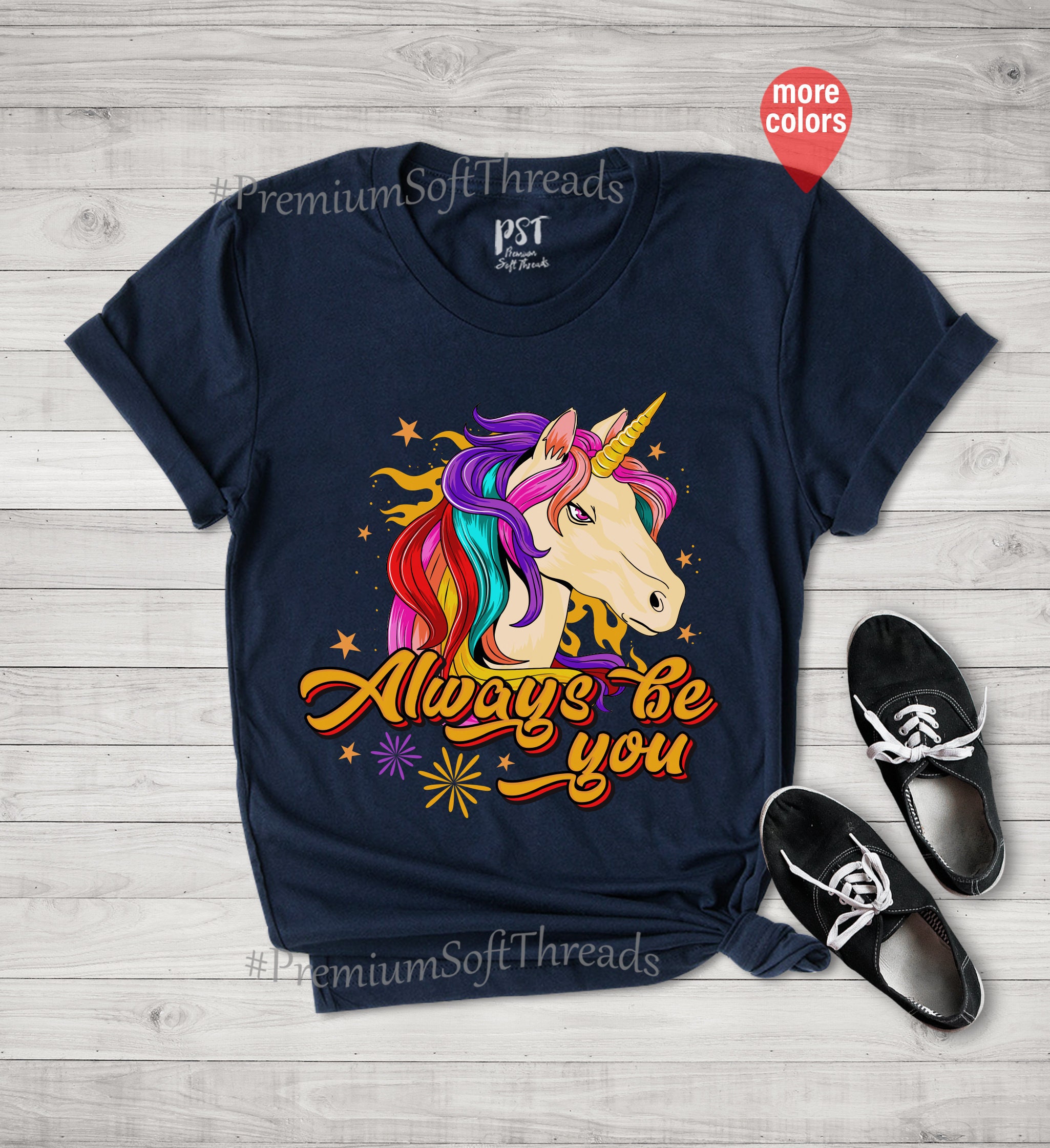 5 Little Monsters: Rainbow Unicorn Infusible Ink Shirts