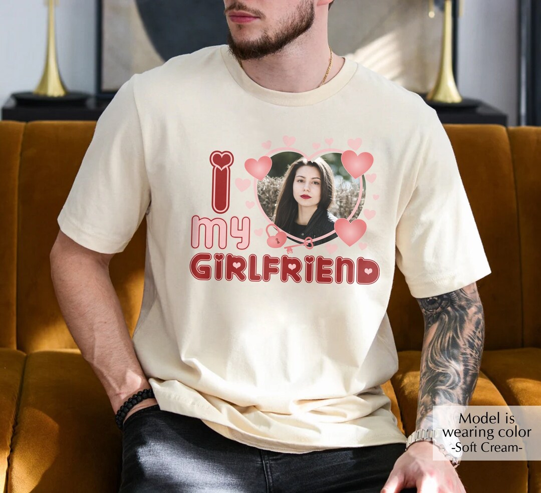 For Boyfriend Custom Face Sweatshirt, Custom Photo Shirt