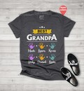 Best Grandpa Shirt, Grandpa Gift, Dad Shirt, Fathers Day Gift, Grandpa Shirts, Fathers Day Gift, Fathers Day Shirt, Dad Shirt with Kids