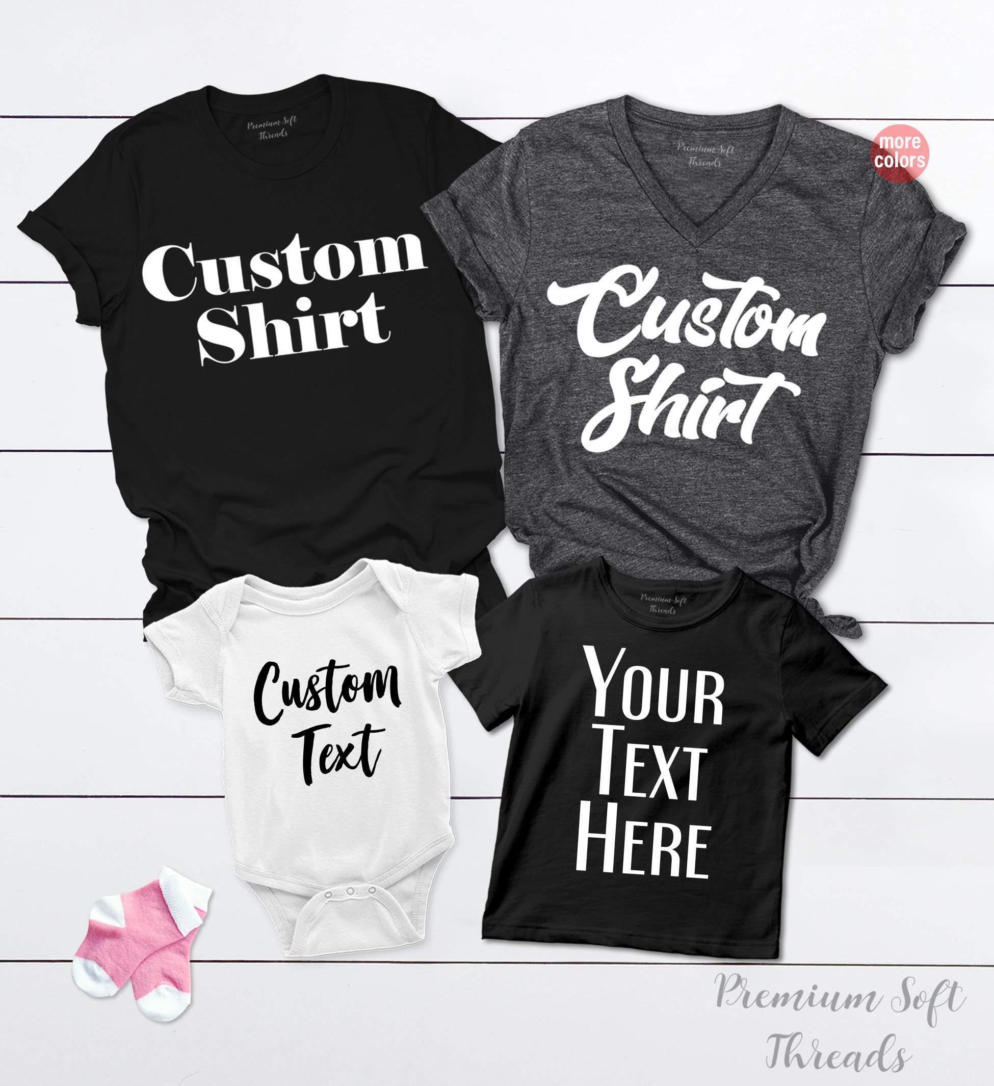 Custom sales merch cheap
