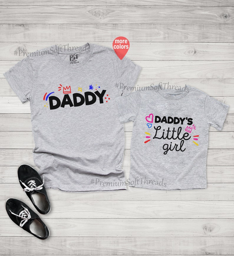 Daddys Girl Shirt Daddys Little Girl Shirt Matching Dad and Etsy