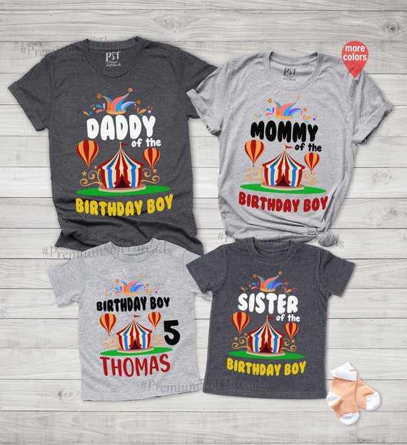 Boy Birthday Matching Shirts Custom Birthday Shirts Matching Family Birthday Shirts Birthday 2022 Adult Unisex 2XL, Grey Birthday Boy Shirts 