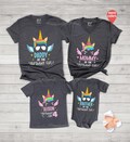 Custom Unicorn Birthday Shirt, Family Matching, Personalized Girls T-Shirt