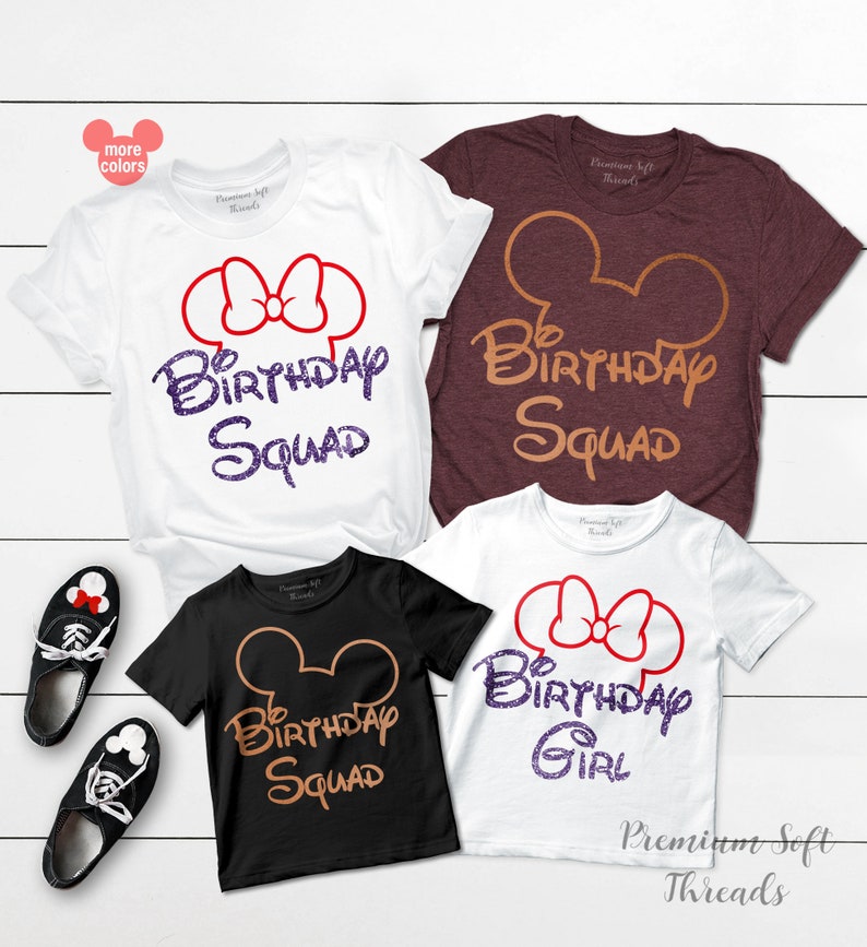 disney squad shirts