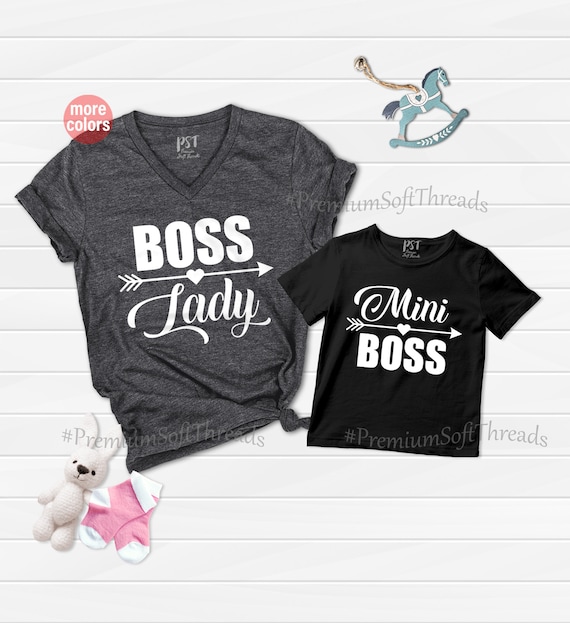 Boss Lady and Mini Boss Shirt Mommy and 