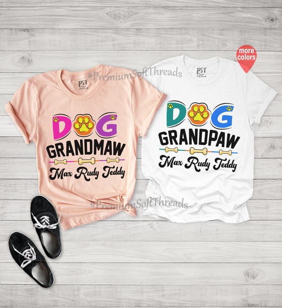 Dog grandpa clearance shirt