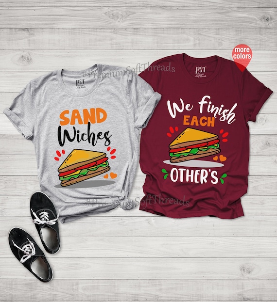 Matching Shirts Best Friends B-06072129 Family Shirts His and Hers We Finish Each Others Sandwiches Shirt Couple Shirts Mr and Mrs