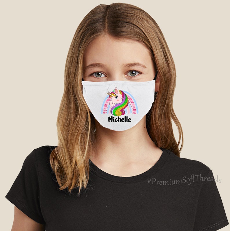 Unicorn Face Mask for Women and Girls Unicorn Face Mask for Etsy