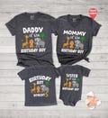 Safari Jungle Birthday Shirt, Matching Family Zoo Shirts, Personalized