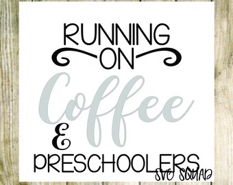Running on Grace and Coffee Svg Coffee Svg Grace Svg Easy - Etsy