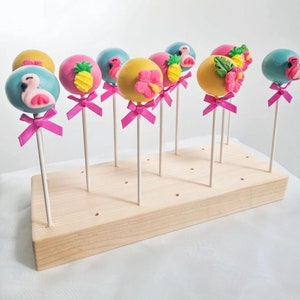 Wooden cake pop stand - cake pop display - cake pop holder - lollipop stand - lollipop holder - handmade cakepop display