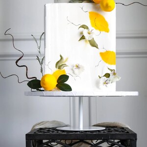 The Stiletto Cake Stand - Wedding Cake Pedestal - Black Cake Riser ...