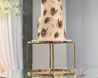 通販 ケーキ台 ゴールド ケーキスタンド IF marble 22 28cm お客様組立商品 の通販 公式通販