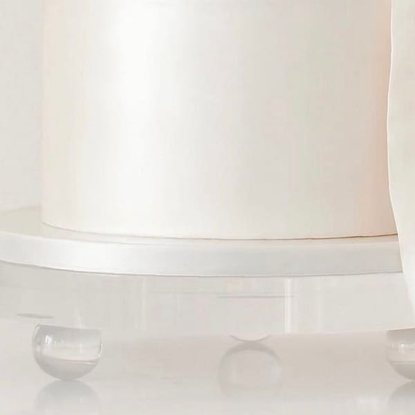 Hochglanz polierter Acryl-Tortenständer - Acryl-Kuchenständer - Hochzeitstortenständer - Kristall-Kuchenständer - runder Tortenständer - modern