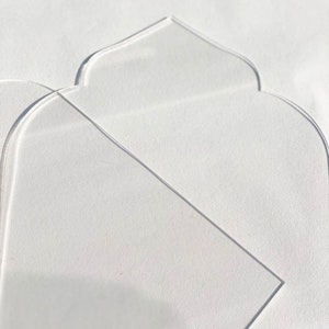 Original Trefoil Arch Cake Guides with Keep It Cake Acrylic Cake Guide Cake Tool Arch Cake image 6