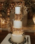 ROUND Cake stand - Acrylic clear cake tier - Fillable cake stand riser - acrylic cake separator - Fill a tier - wedding birthday cake stand