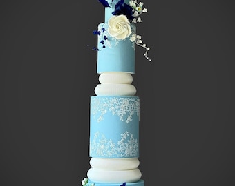 The Ola Spacer - Reeded Modular Cake Separator