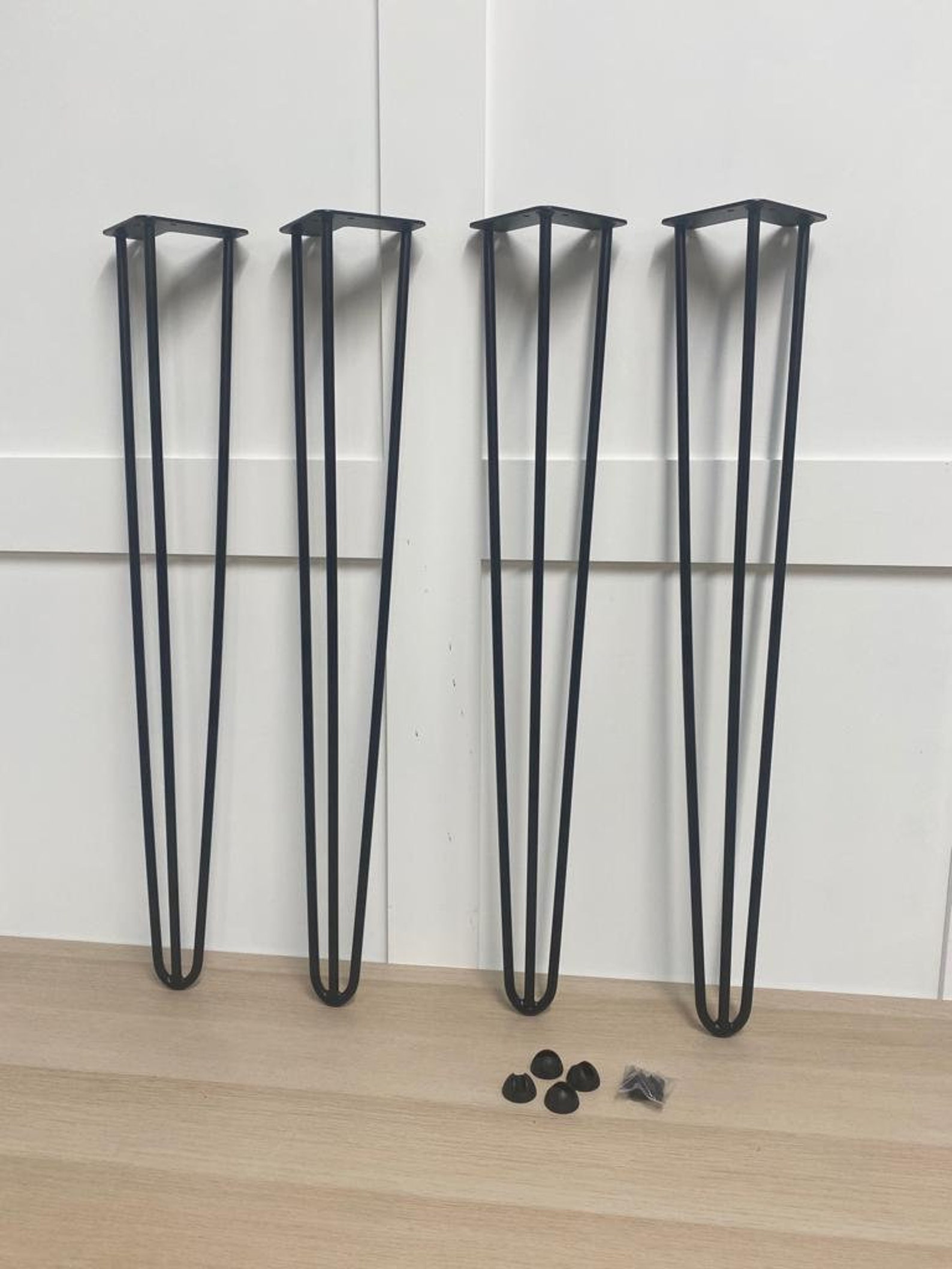 Singular Black Metal Hairpin Furniture Legs Legs Etsy UK