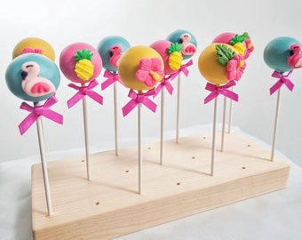 Wooden cake pop stand - cake pop display - cake pop holder - lollipop stand - lollipop holder
